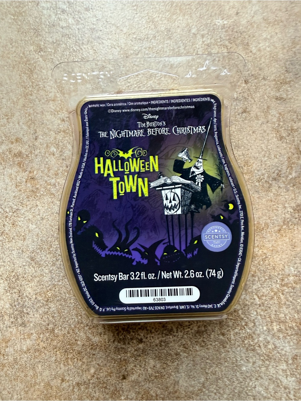 SCENTSY Bar The Nightmare Before Christmas Halloween Town